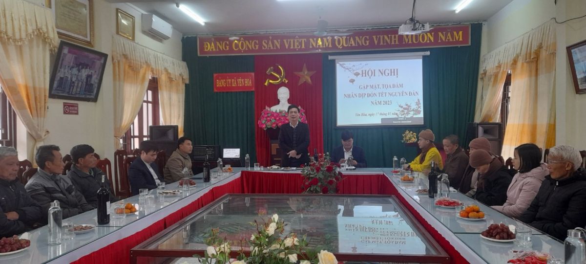 Yên Hòa tổ chức Hội nghị gặp mặt các chức sắc, chức việc các tôn giáo trên địa bàn xã Yên Hòa nhân dịp đầu xuân Quý Mão 2023.
