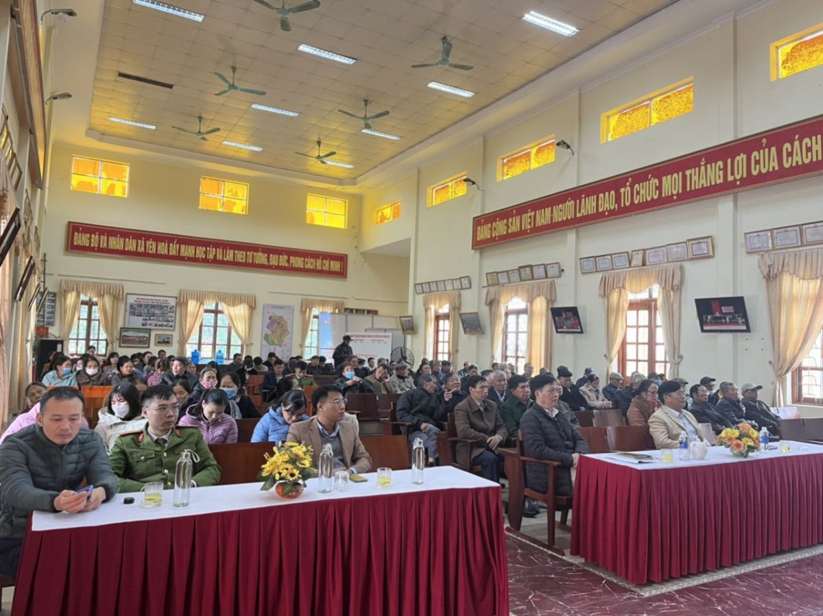 Yên Hòa tham dự hội nghị toàn quốc nghiên cứu, học tập, quán triệt Nghị quyết hội nghị lần thứ sáu BCH Trung Ương Đảng khóa XIII.