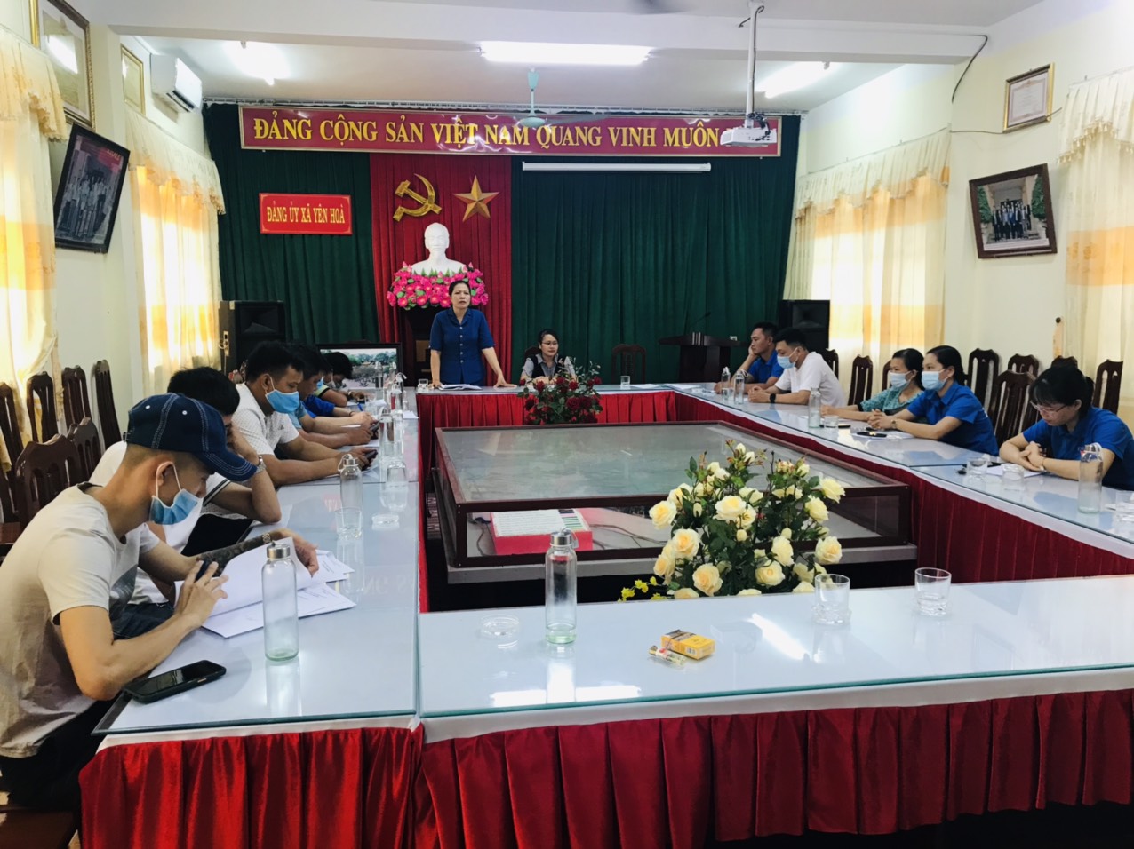 BCH Đoàn xã Yên Hòa tổ chức hội nghị sơ kết công tác Đoàn và phong trào thanh thiếu nhi 6 tháng đầu năm, phương hướng nhiệm vụ công tác 6 tháng cuối năm 2021.