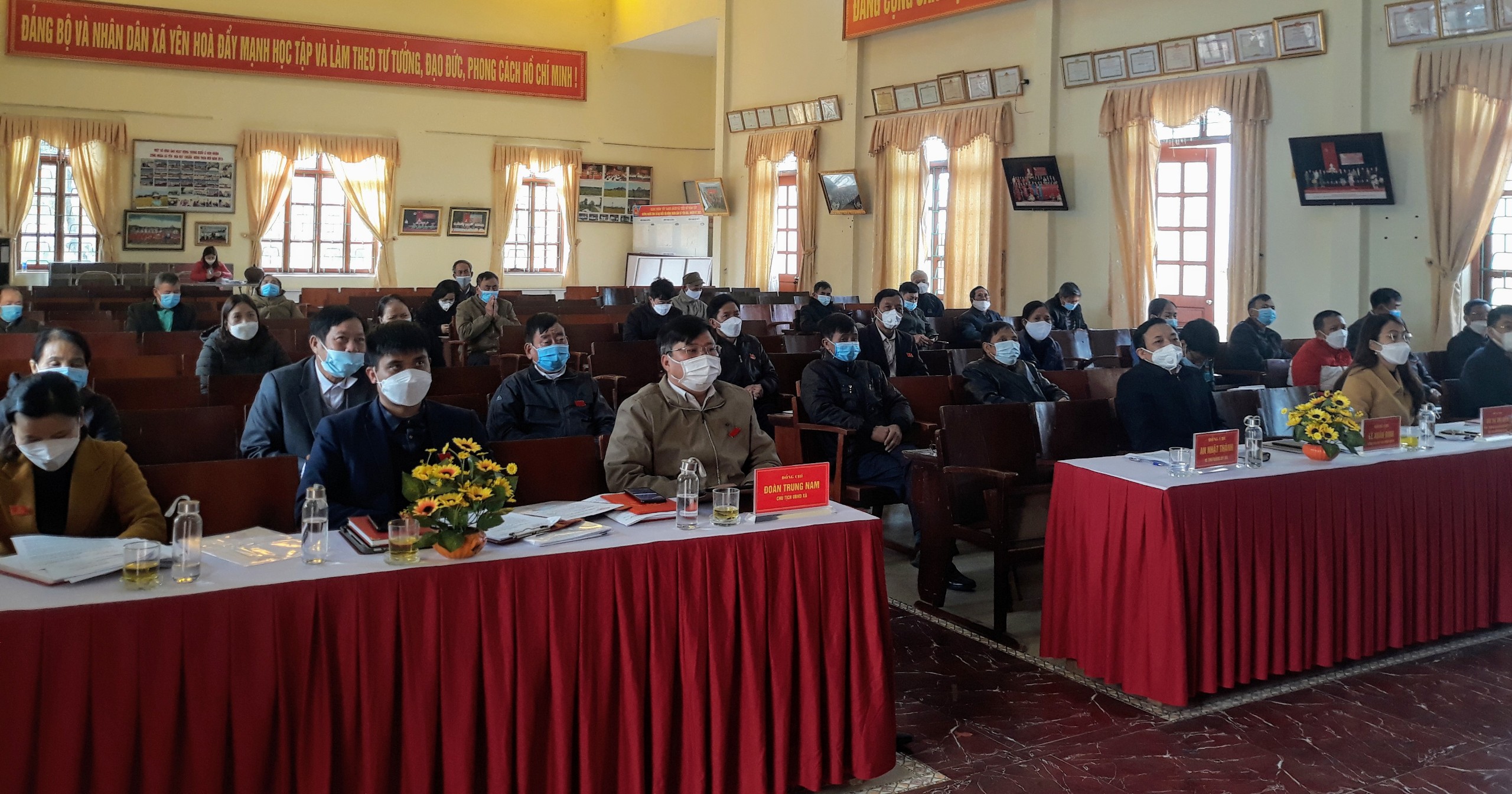 Kỳ họp thứ 4 HĐND xã Yên Hòa khóa XIX, nhiệm kỳ 2021 - 2026