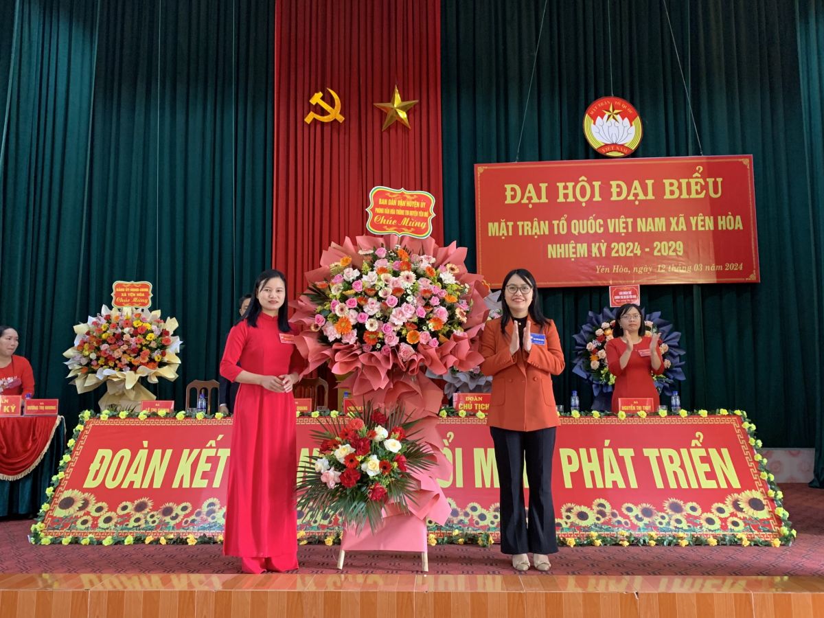 Đại hội đại biểu Mặt trận Tổ quốc Việt Nam xã Yên Hòa, nhiệm kỳ 2024- 2029.